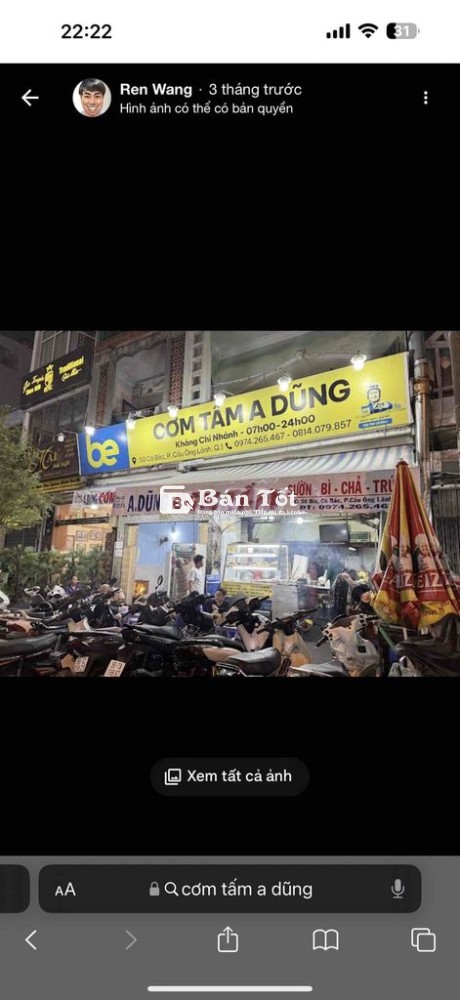 Cần tuyển người nướng sườn ca sáng