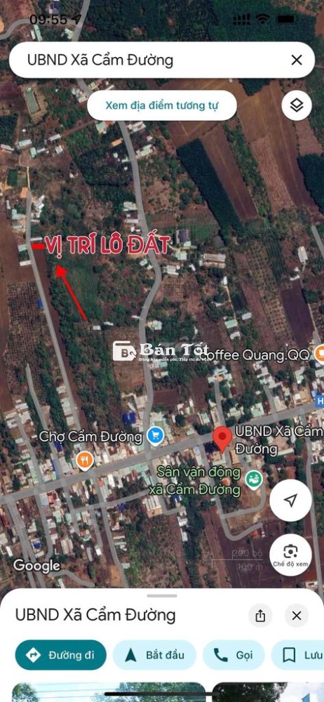 Đất thổ cư. Ngay UB Xã Cẩm Đường, cách cổng B SBay 1,5km