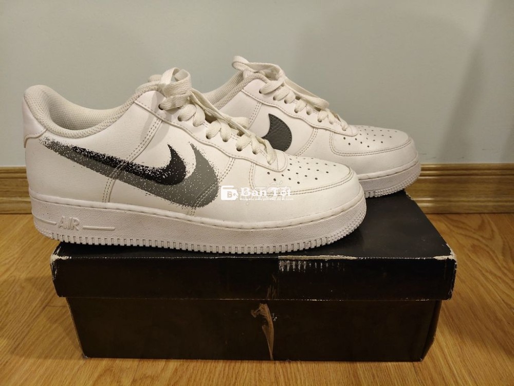 AF1 Painted Swooshes