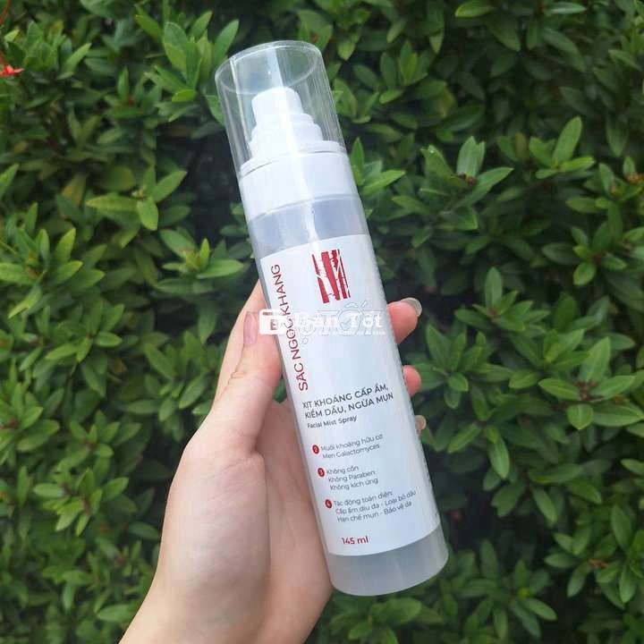 XỊT KHOÁNG CẤP ẨM, KIỀM DẦU, NGỪA MỤN