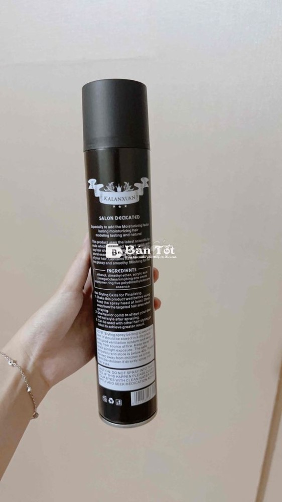 Xịt tóc chắc khoẻ giữ form