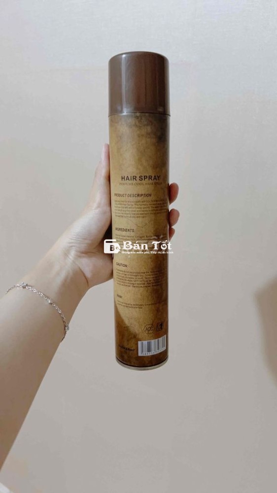 Xịt tóc giữ nếp mềm dịu