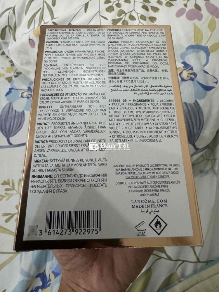 NƯỚC HOA LANCÔME LA VIE EST BELLE IRIS ABSOLU