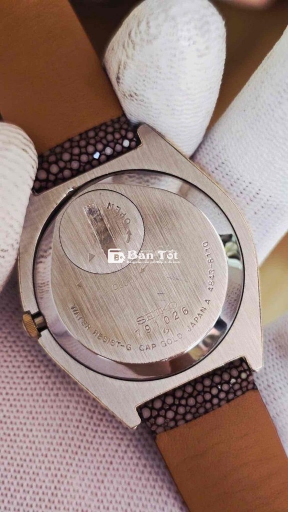 Đồng Hồ Nam Thương Hiệu Seiko Cap Gold