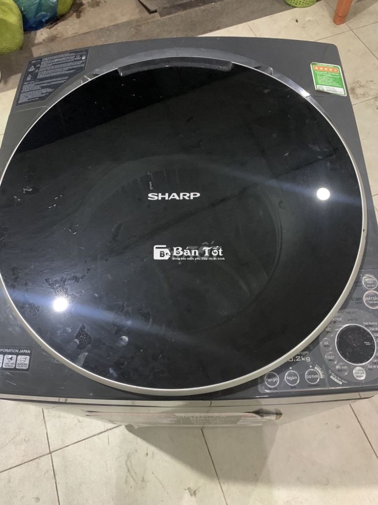 Máy giặt Sharp enverter  10,2kg như mới thanh lý
