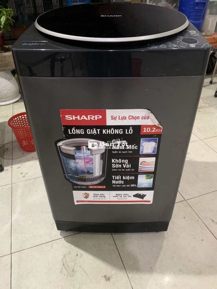 Máy giặt Sharp enverter  10,2kg như mới thanh lý