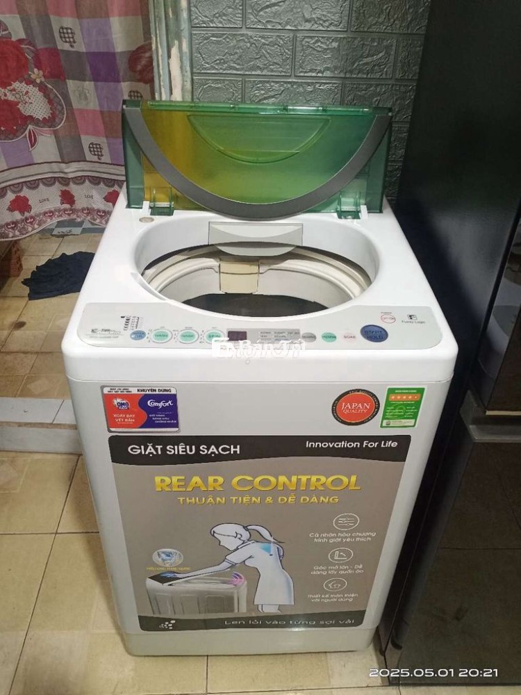 7kg panasonic zin đẹp bao sài tốt có BH bao lắpđặt