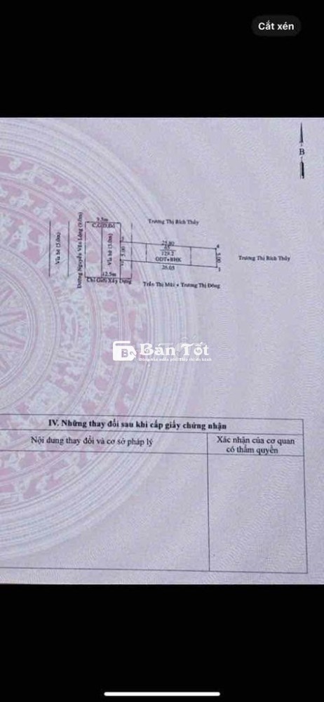 Đất Mặt Tiền Kinh Doanh Đường Nguyễn Văn Lộng Ngay P. Chánh Mỹ TDM BD