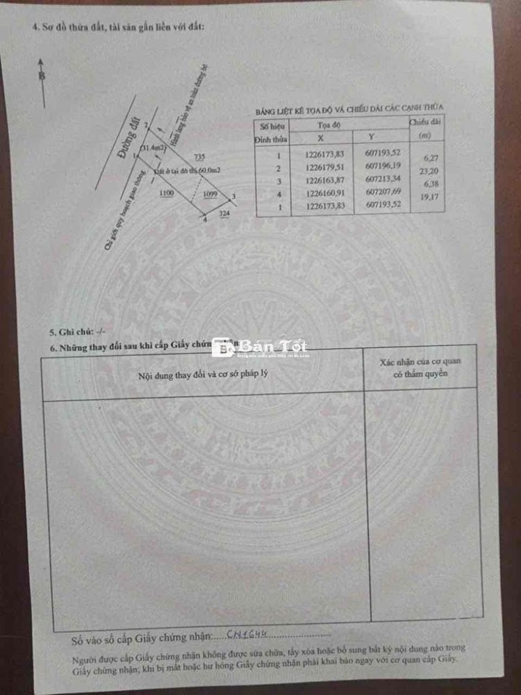 đất 6,27x23 tại tân hiệp tân uyên bình dương