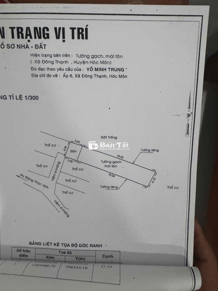 🔰 Cần bán nhanh nhà Vi bằng xã Đông Thạnh Huyện Hóc Môn  🔰DT 4x20m Cấp