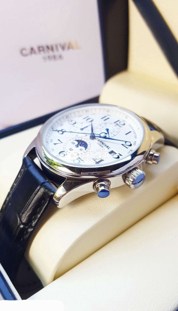 ĐỒNG HỒ CHÍNH HÃNG FULL BOX 6 KIM MÁY CƠ AUTOMATIC