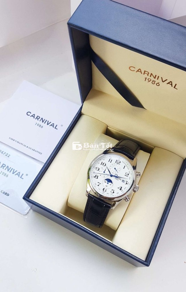 ĐỒNG HỒ CHÍNH HÃNG FULL BOX 6 KIM MÁY CƠ AUTOMATIC