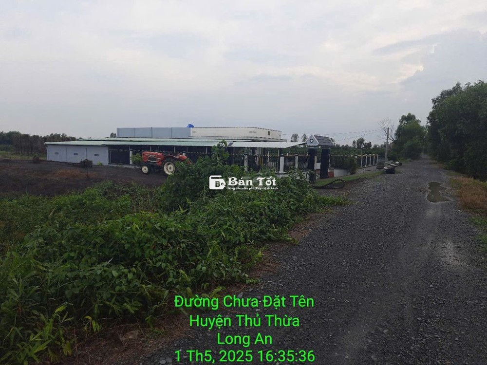 Bán đất vườn 1200m2 mặt tiền kênh 8m