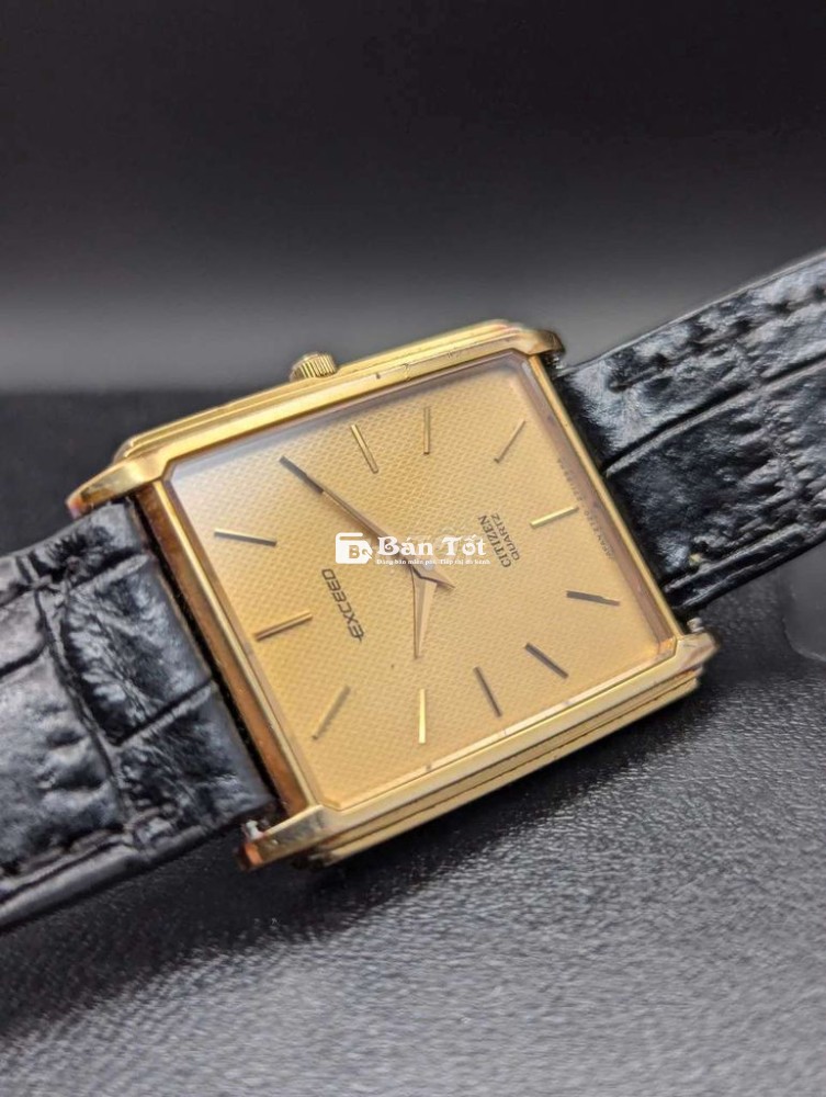 Đồng hồ Citizen exceed tank vàng cổ điển tinh tế