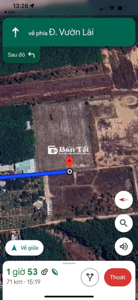 cần bán đất mặt tiền đường Trừ Văn Thố 23,vị trí đắc địa,tiềm năng lớn