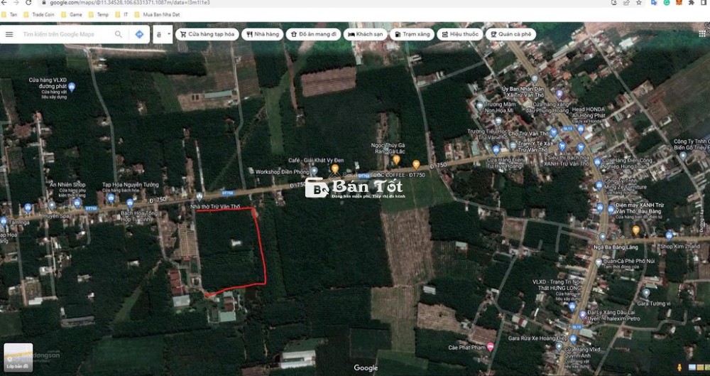 cần bán đất mặt tiền đường Trừ Văn Thố 23,vị trí đắc địa,tiềm năng lớn