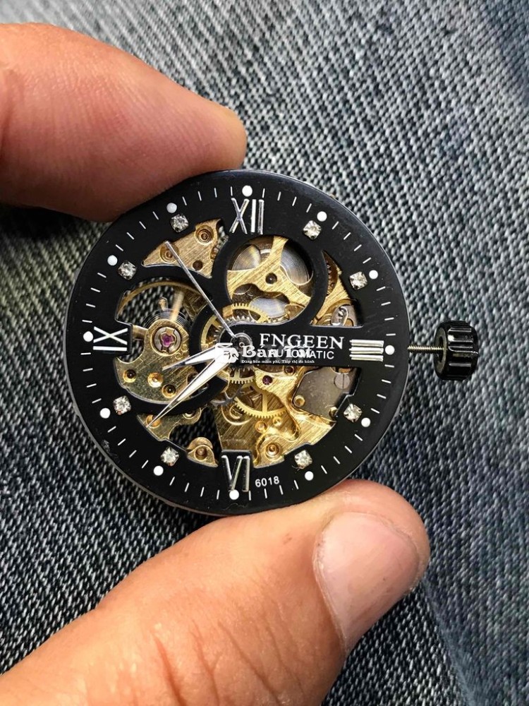 Cục máy lên dây cót vàng size mặt 32 mm
