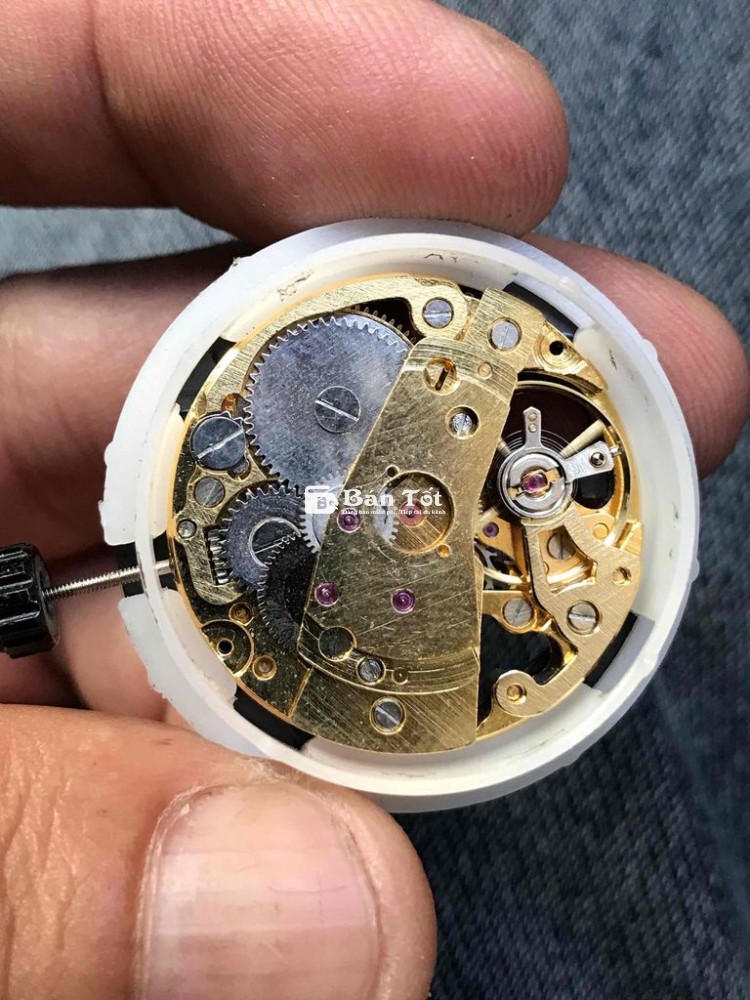 Cục máy lên dây cót vàng size mặt 32 mm