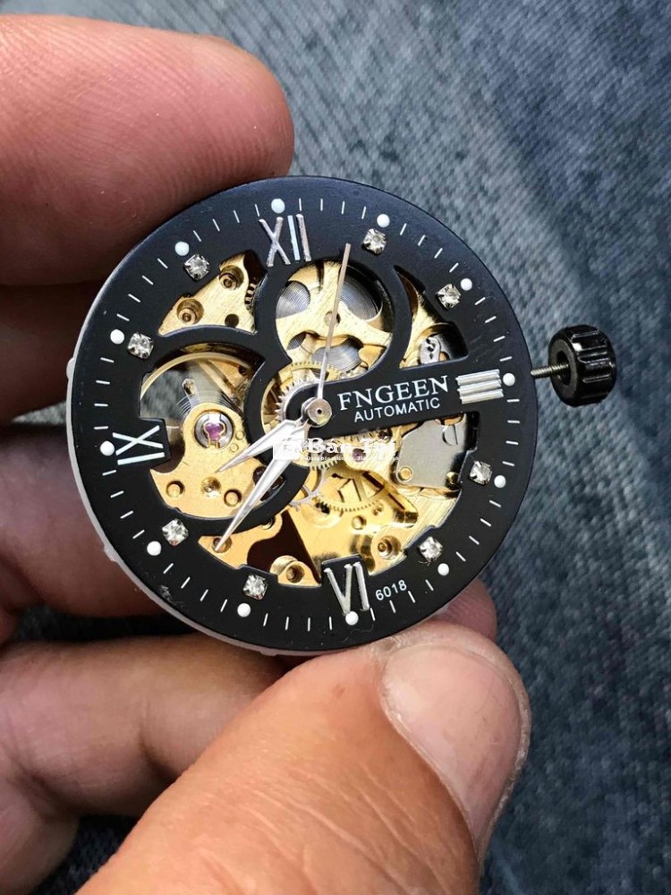 Cục máy lên dây cót vàng size mặt 32 mm