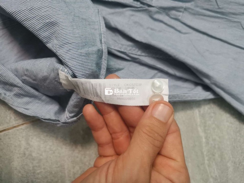 Áo sơmi Calvin Klein U.SMadeIronCustom Fit form L