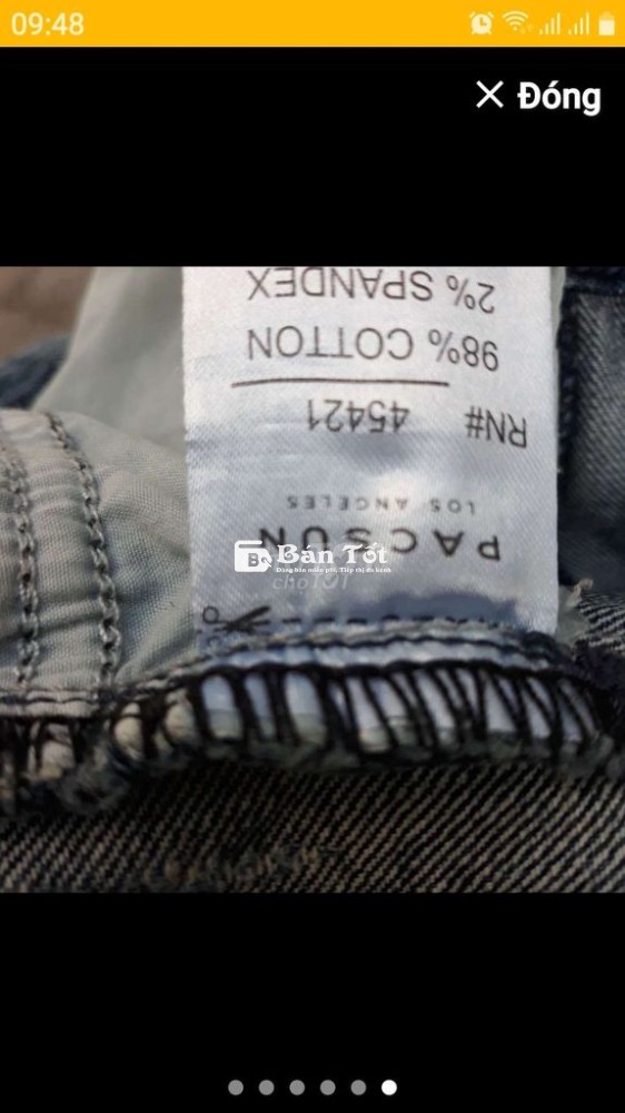 Quần Jeans Pacsăn 60 cành