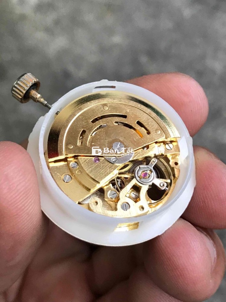 Cục máy tự động cót phụ kèm mặt size 34 mm