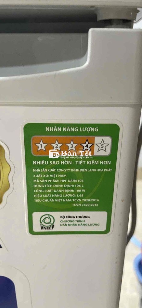 tủ đông mini hoà phát trữ sữa con bh