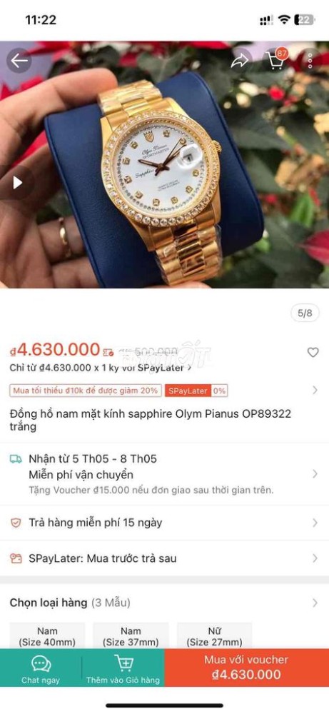 Nhượng Lại Đồng Hồ Chính Hãng