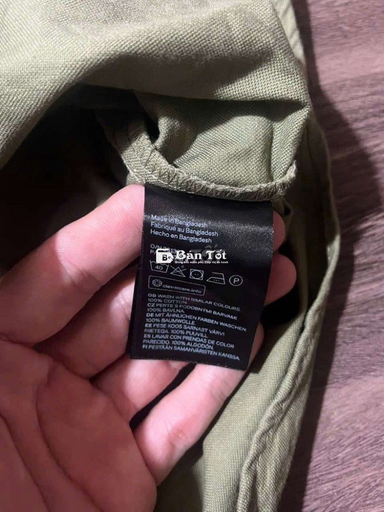 Áo sơ mi nam HM size XL