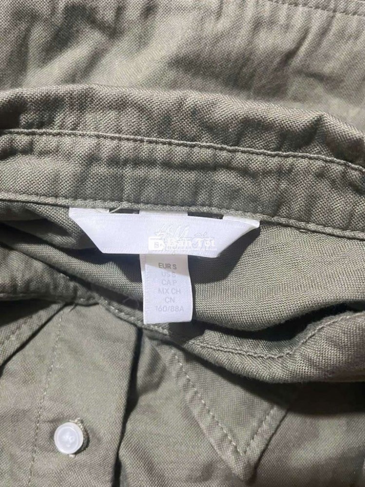 Áo sơ mi nam HM size XL