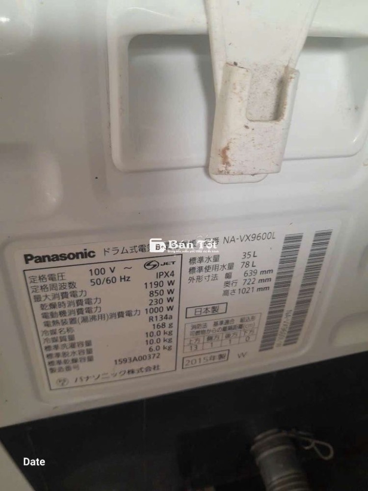 Bán máy giặt panasonic nội địa nhật 110v