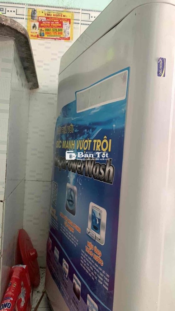 máy giặt nhà đang Sài hoạt động tốt