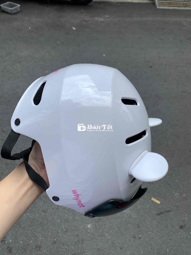 Nón tai mèo cute kính hít chống nắng uv