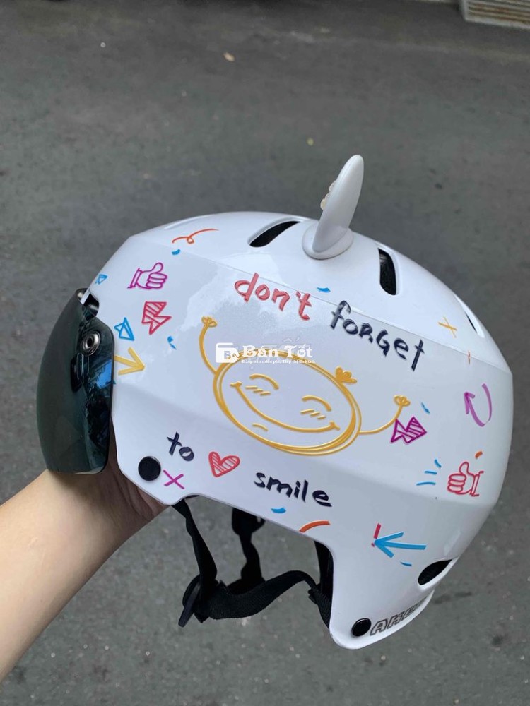 Nón tai mèo cute kính hít chống nắng uv