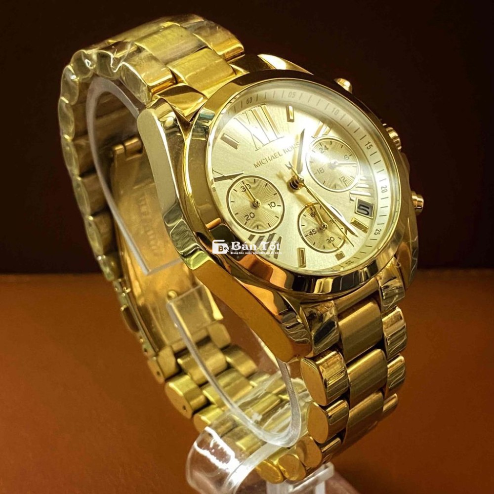 Đồng hồ Pin MIchael kors dây thép đúc