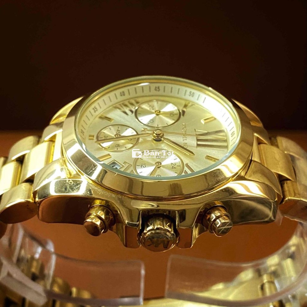Đồng hồ Pin MIchael kors dây thép đúc