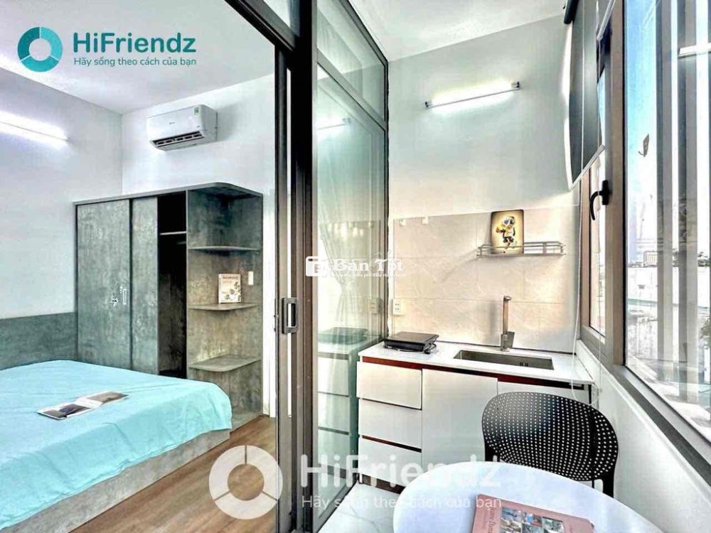 🌿🌿CĂN HỘ STUDIO FULL NỘI THẤT TÁCH BẾP BANCOL GẦN CÔNG VIÊN GIA ĐỊNH