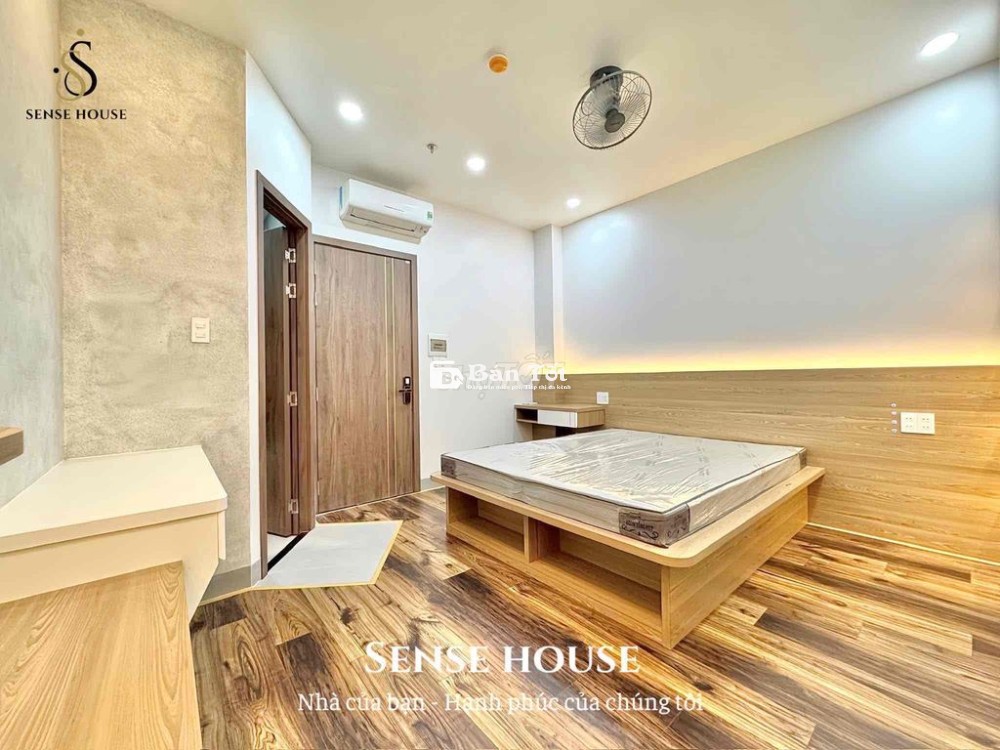 Studio full nội thất mới, bếp riêng, ban công 2 mặt, bao phí ngay Aeon