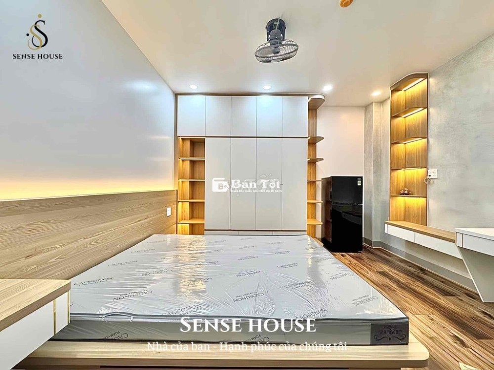 Studio full nội thất mới, bếp riêng, ban công 2 mặt, bao phí ngay Aeon