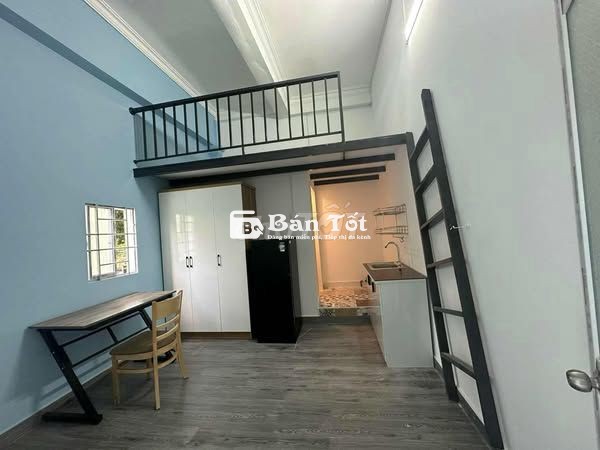 Phòng trọ mới xây ngay Sơn Kì, Tân Kì Tân Quý_Gác cao 2,5m_Cửa sổ