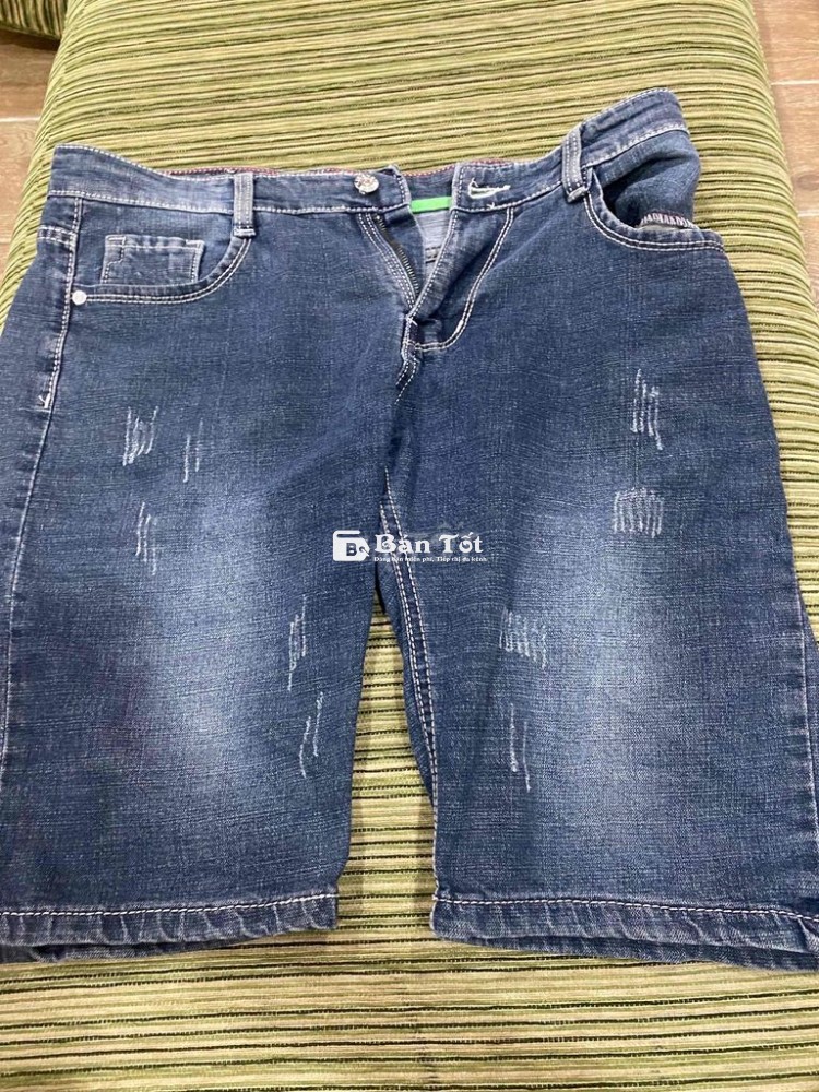 Quần jean denim vải bụi cá tính đẹp