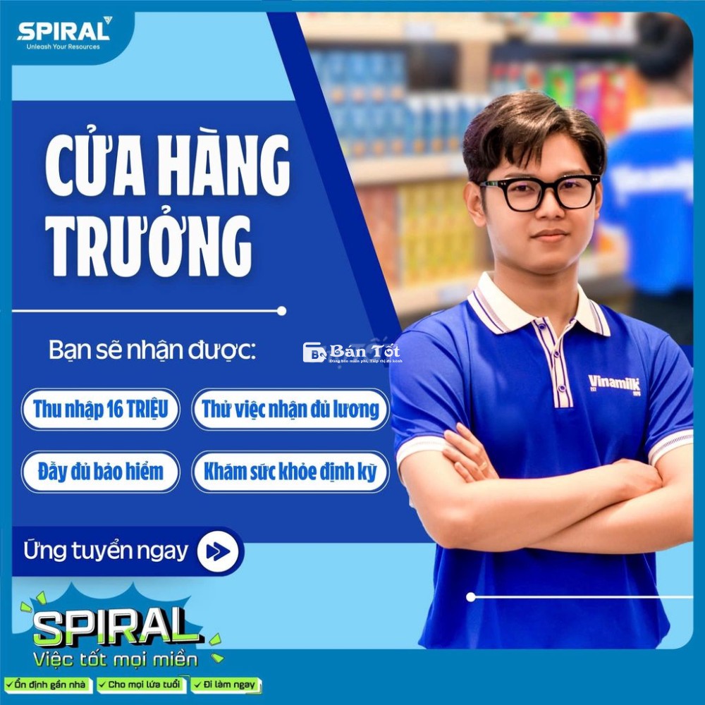 tuyển dụng cửa hàng trưởng Vinamilk