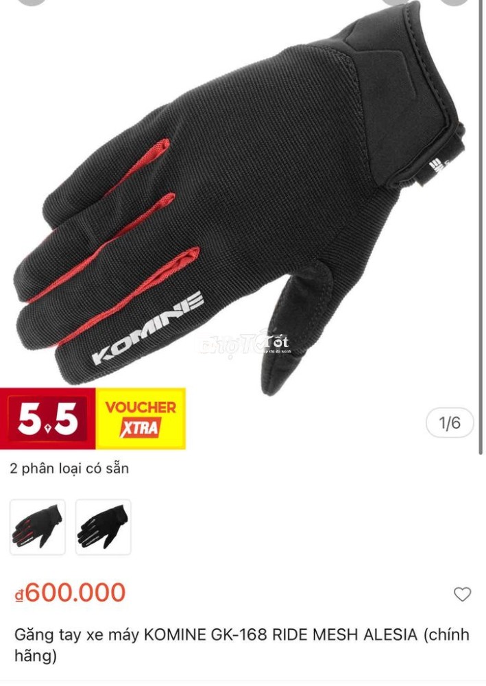Pass Găng Tay Komine GK168 Size M