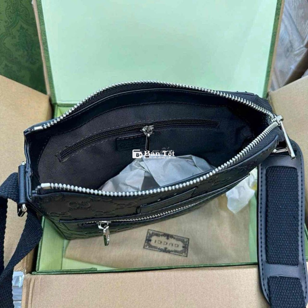Túi Nam GC Dập Vân Chìm Nhỏ - Full Box