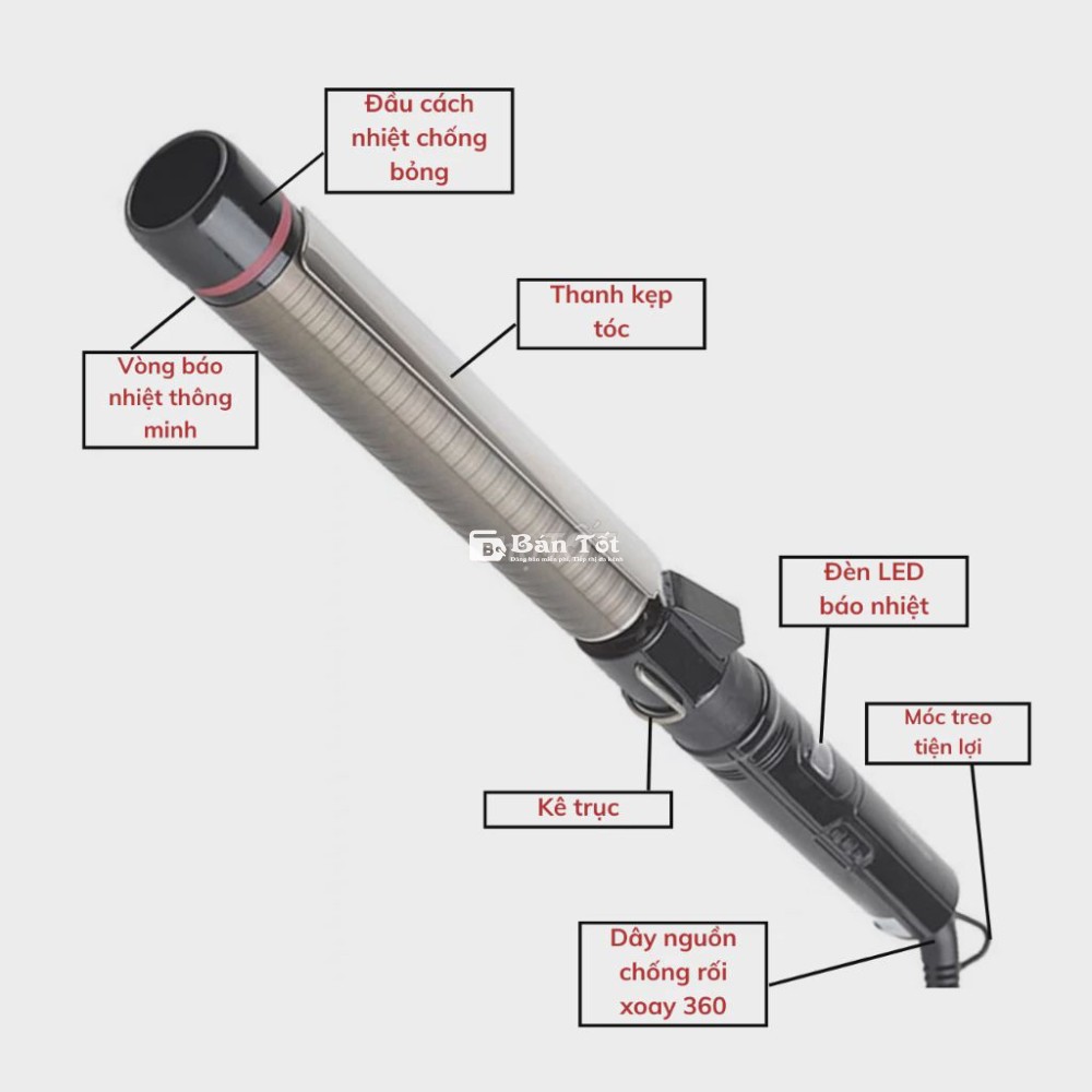 Máy uốn tóc xoăn Sahala - Bán lại ít sử dụng  