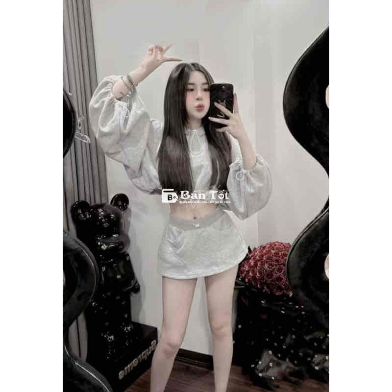 Set bộ 2 món croptop freesize - chất liệu đẹp, mặc 1 lần chụp ảnh