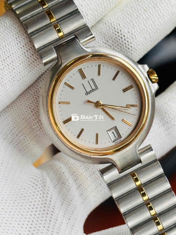 Đồng Hồ Mặt Tròn Vintage Dunhill Sang Trọng