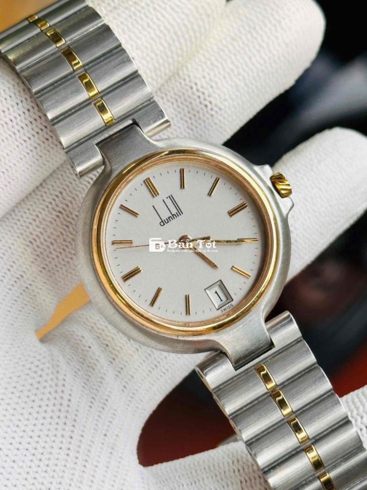 Đồng Hồ Mặt Tròn Vintage Dunhill Sang Trọng