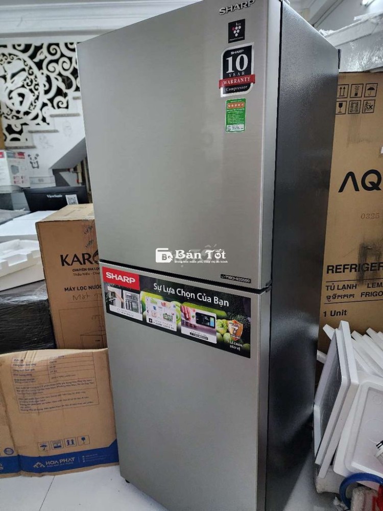 Tủ lạnh Sharp Inverter 330 lít SJ-XP352AE-SL - Hàng trưng bày như mới!