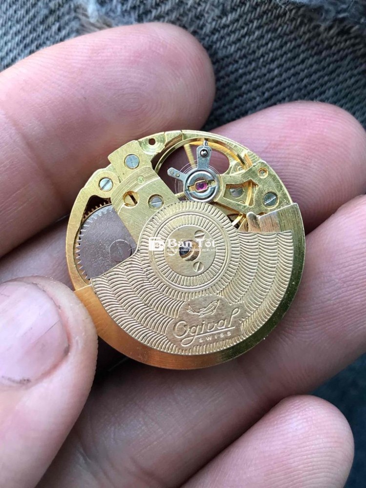 Cục máy vàng tự động cót phụ size 27mm